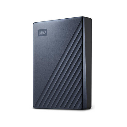2,5" WD My Passport Ultra 4TB Blue USB-C/USB3.0 HDD 6,4cm 2,5Zoll Metal finish RTL portable extern