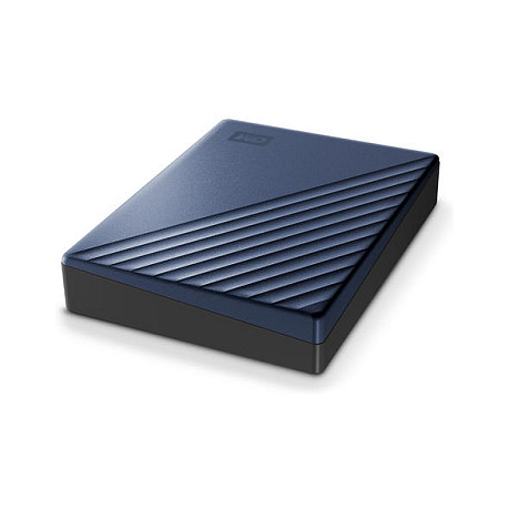 2,5" WD My Passport Ultra 4TB Blue USB-C/USB3.0 HDD 6,4cm 2,5Zoll Metal finish RTL portable extern