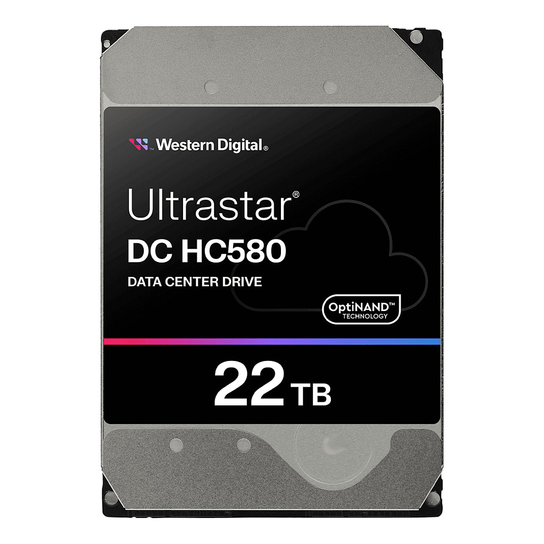 WESTERN DIGITAL ULTRASTAR DC HC580 8,89cm 3,5Zoll 26.1 22TB 512 7200RPM SATA ULTRA 512E TCG NP3