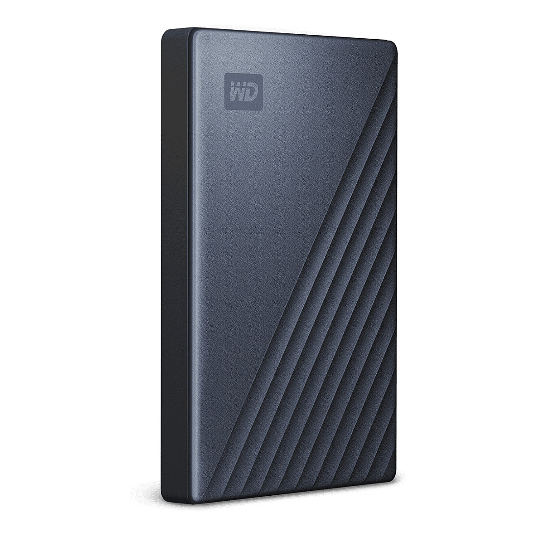 2,5" WD My Passport Ultra 5TB Blue USB-C/USB3.0 HDD 6,4cm 2,5Zoll Metal finish RTL portable extern