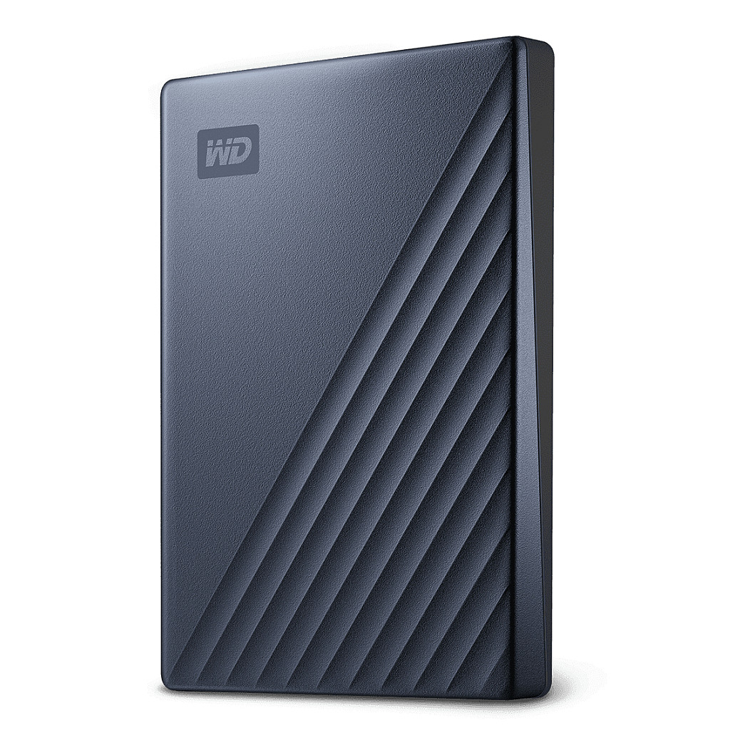 2,5" WD My Passport Ultra 5TB Blue USB-C/USB3.0 HDD 6,4cm 2,5Zoll Metal finish RTL portable extern