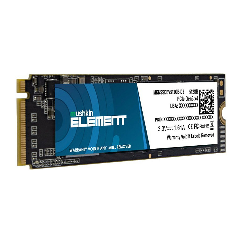 M.2 512GB Mushkin Element NVMe PCIe3.0 x 4