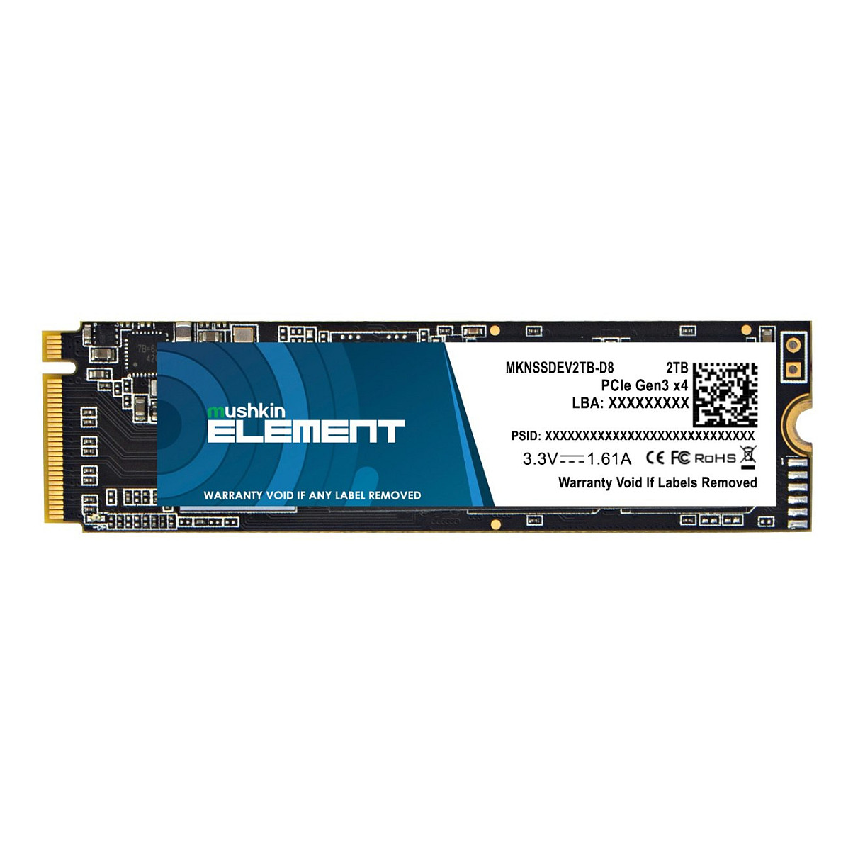 M.2 2TB Mushkin Element NVMe PCIe3.0 x 4