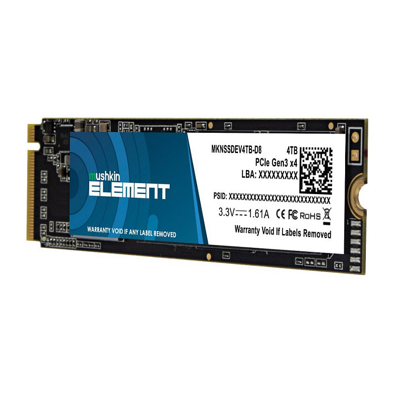 M.2 4TB Mushkin Element NVMe PCIe3.0 x 4