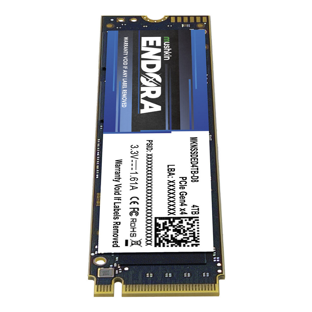 M.2 4TB Mushkin Endora NVMe PCIe4.0 x 4