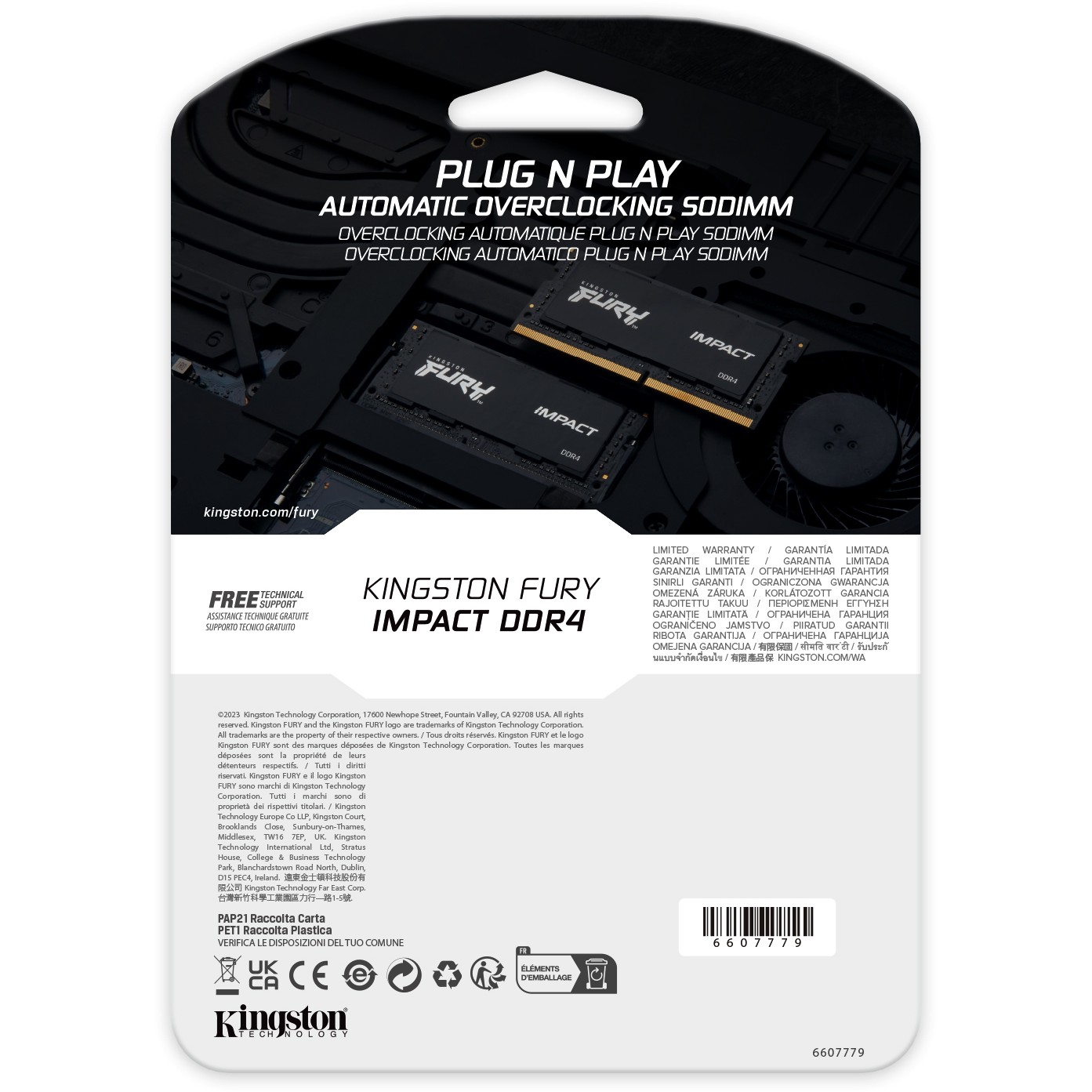 SO KINGSTON 32GB 3200MHz DDR4 CL20 SODIMM FURY Impact
