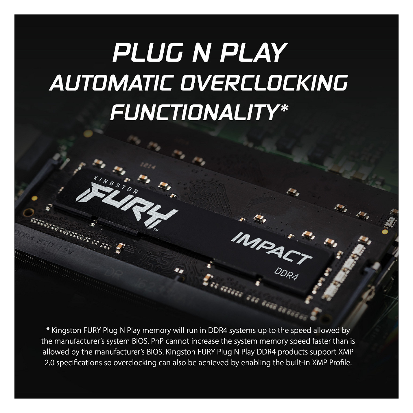 SO KINGSTON 16GB 3200MHz DDR4 CL20 SODIMM Kit of 2 FURY Impact