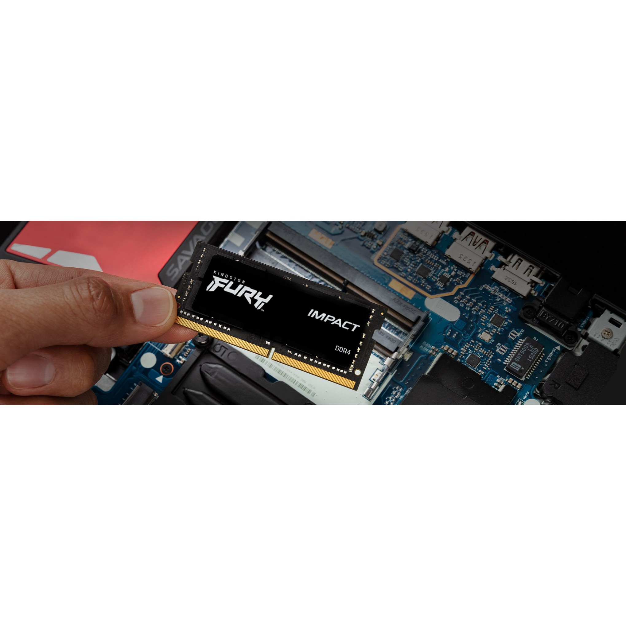 SO KINGSTON 16GB 3200MHz DDR4 CL20 SODIMM Kit of 2 FURY Impact