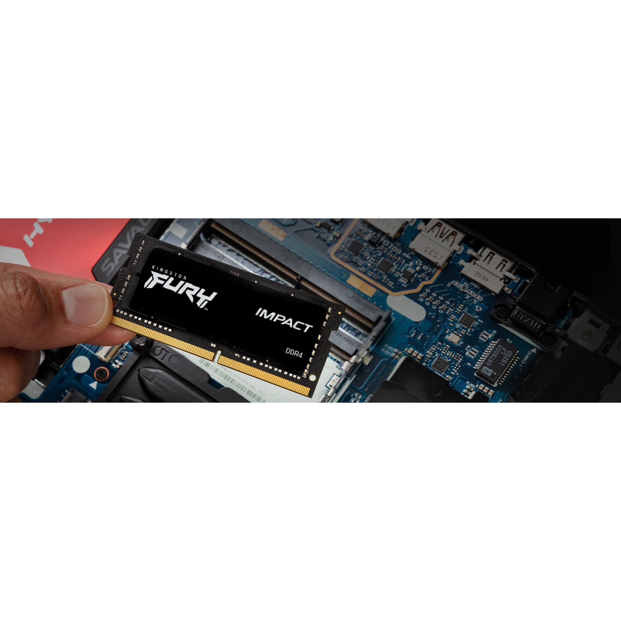 SO KINGSTON 16GB 3200MHz DDR4 CL20 SODIMM Kit of 2 FURY Impact