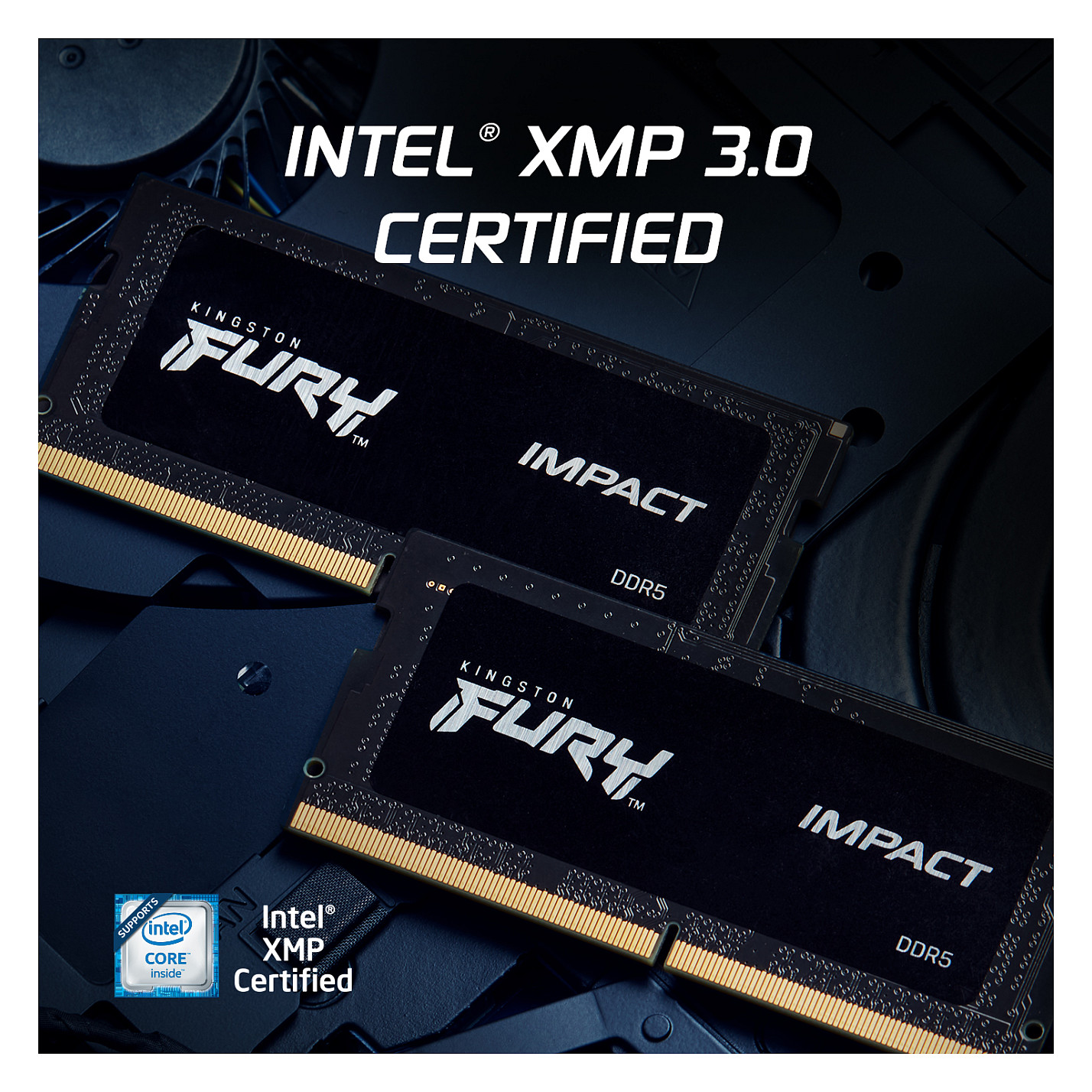 SO KINGSTON 16GB 4800MT/S DDR5 CL38 SODIMM Kit of 2 FURY Impact