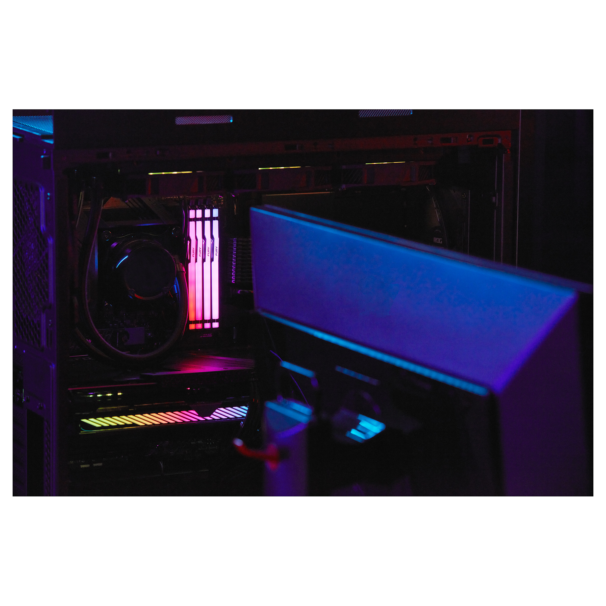 KINGSTON 16GB 5200MHz DDR5 CL40 DIMM Kit of 2 FURY Beast RGB