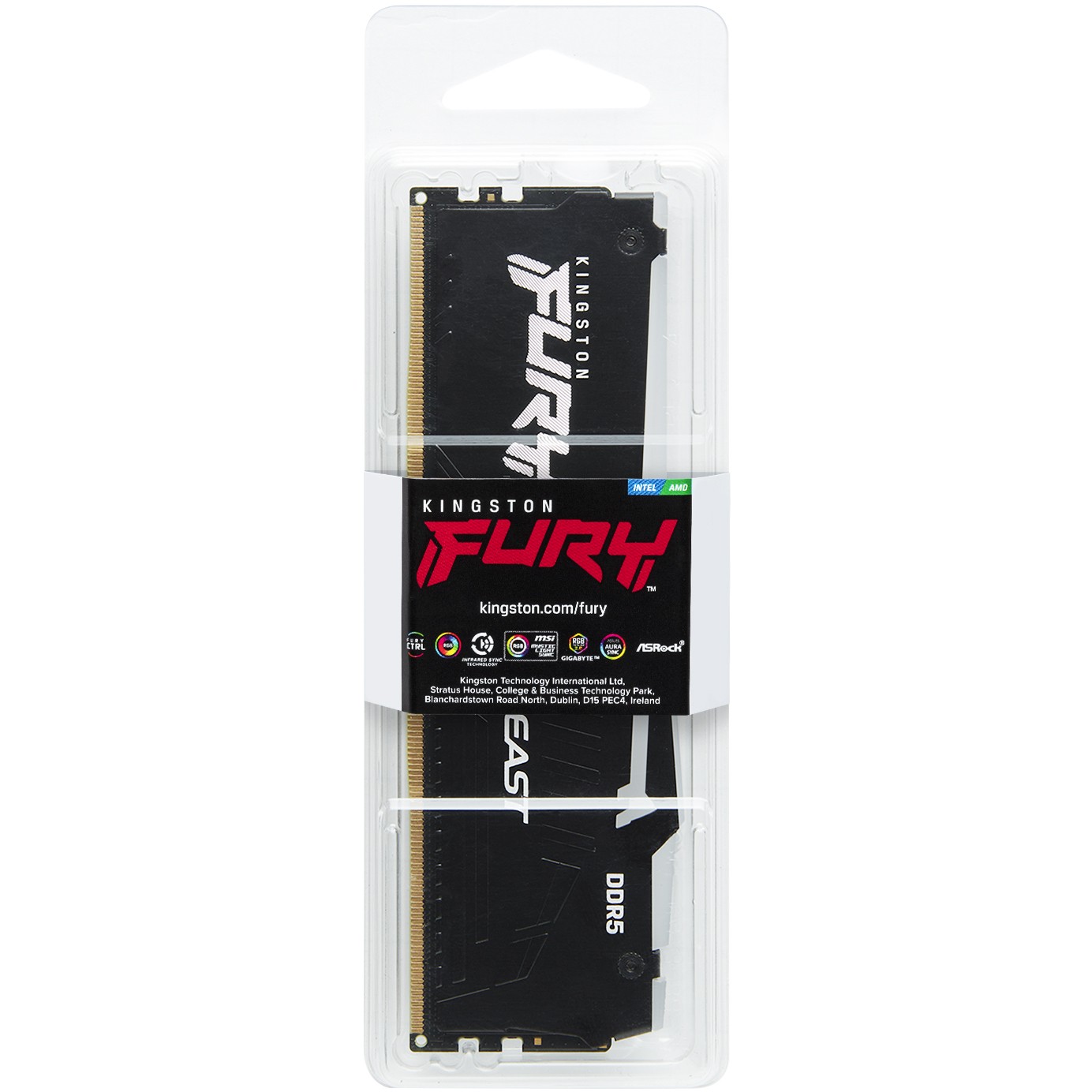 KINGSTON 16GB 5600MT/s DDR5 CL36 DIMM FURY Beast RGB