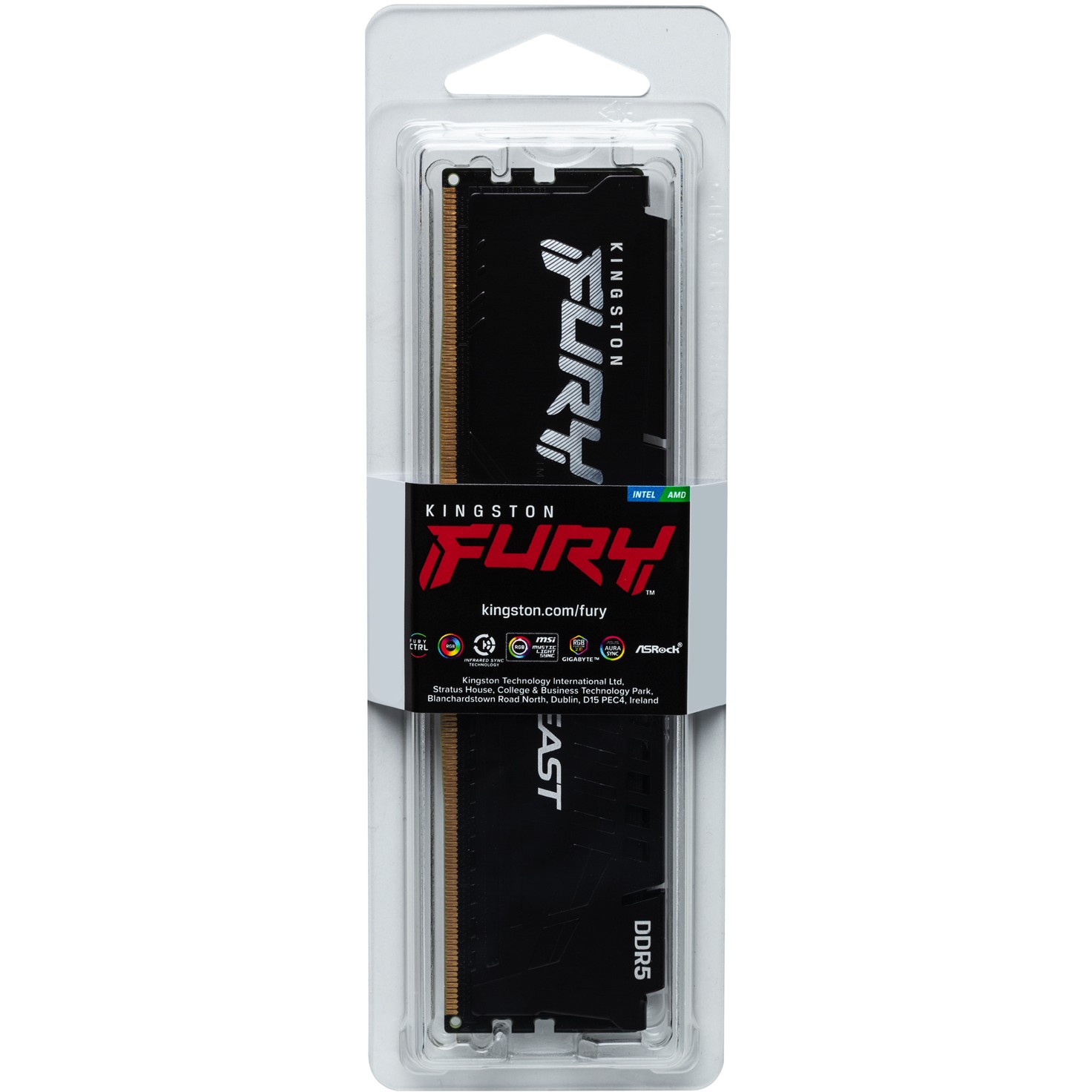 KINGSTON 8GB 6000MT/s DDR5 CL36 DIMM FURY Beast Black EXPO
