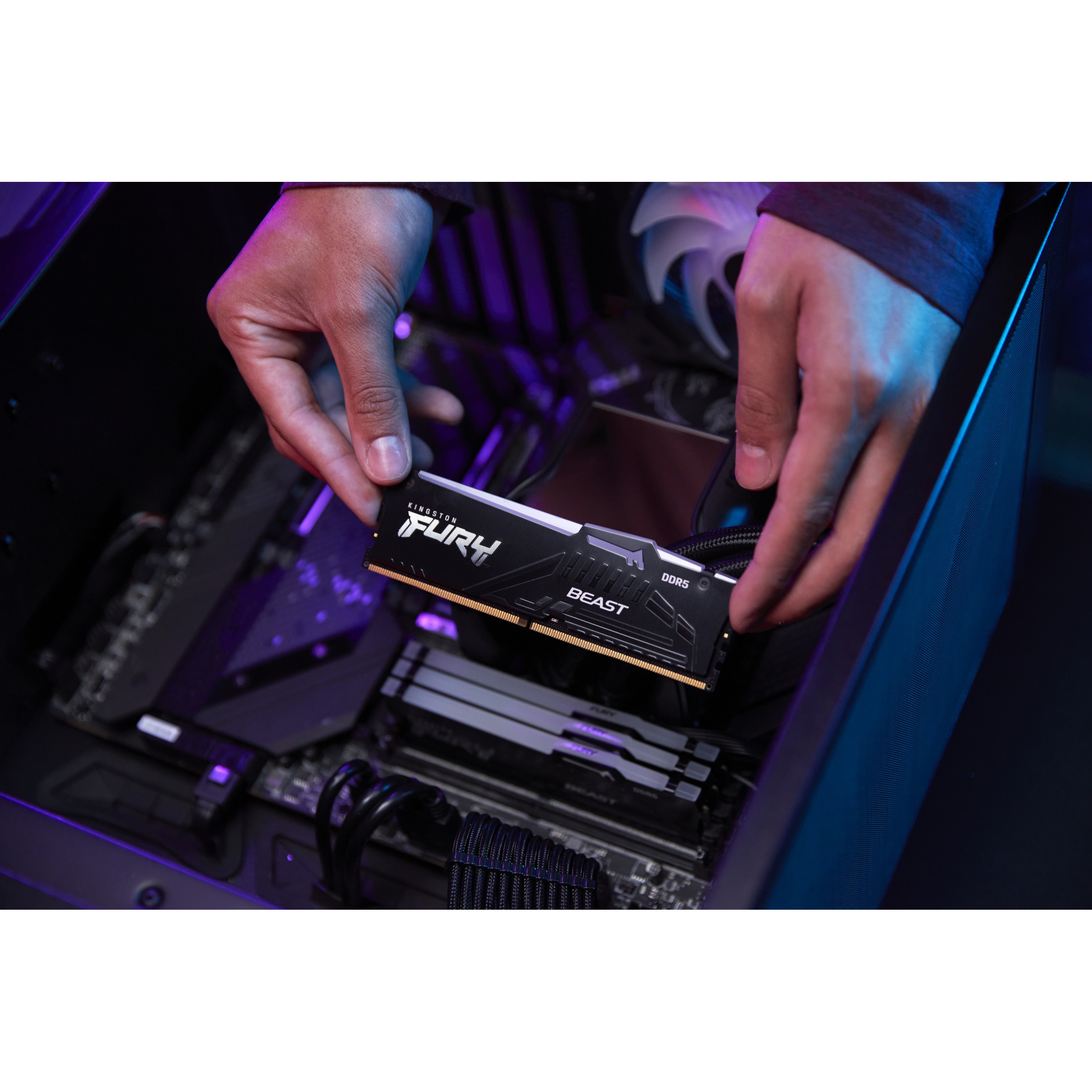 KINGSTON 8GB 6000MT/s DDR5 CL36 DIMM FURY Beast RGB EXPO