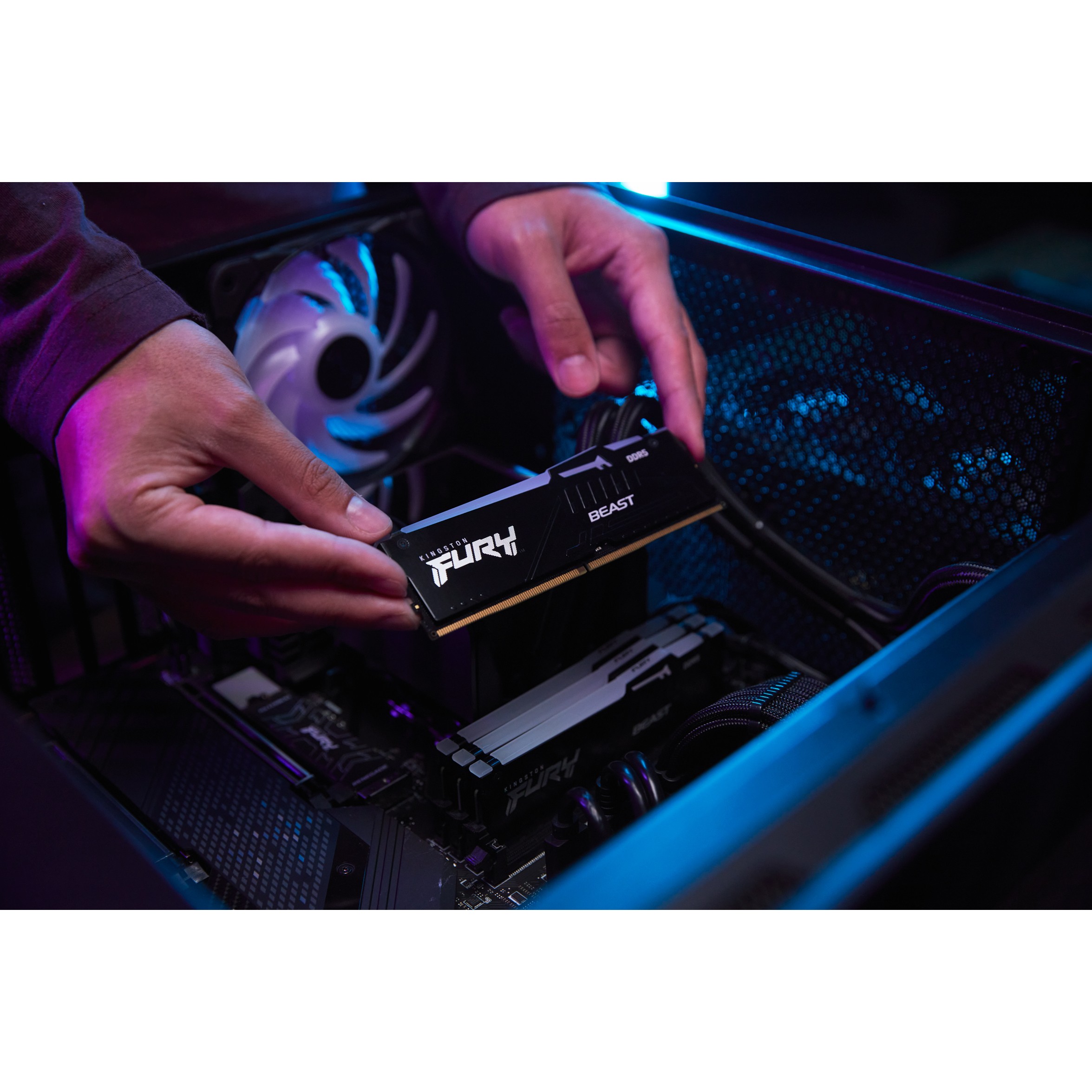 KINGSTON 16GB 6000MT/s DDR5 CL36 DIMM Kit of 2 FURY Beast RGB EXPO