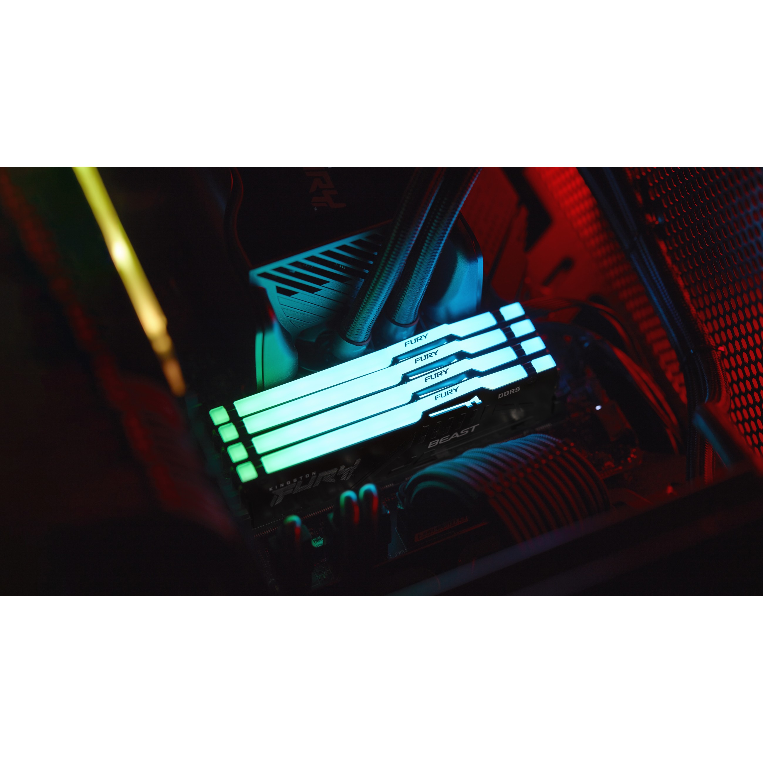 KINGSTON 16GB 6000MT/s DDR5 CL36 DIMM Kit of 2 FURY Beast RGB EXPO