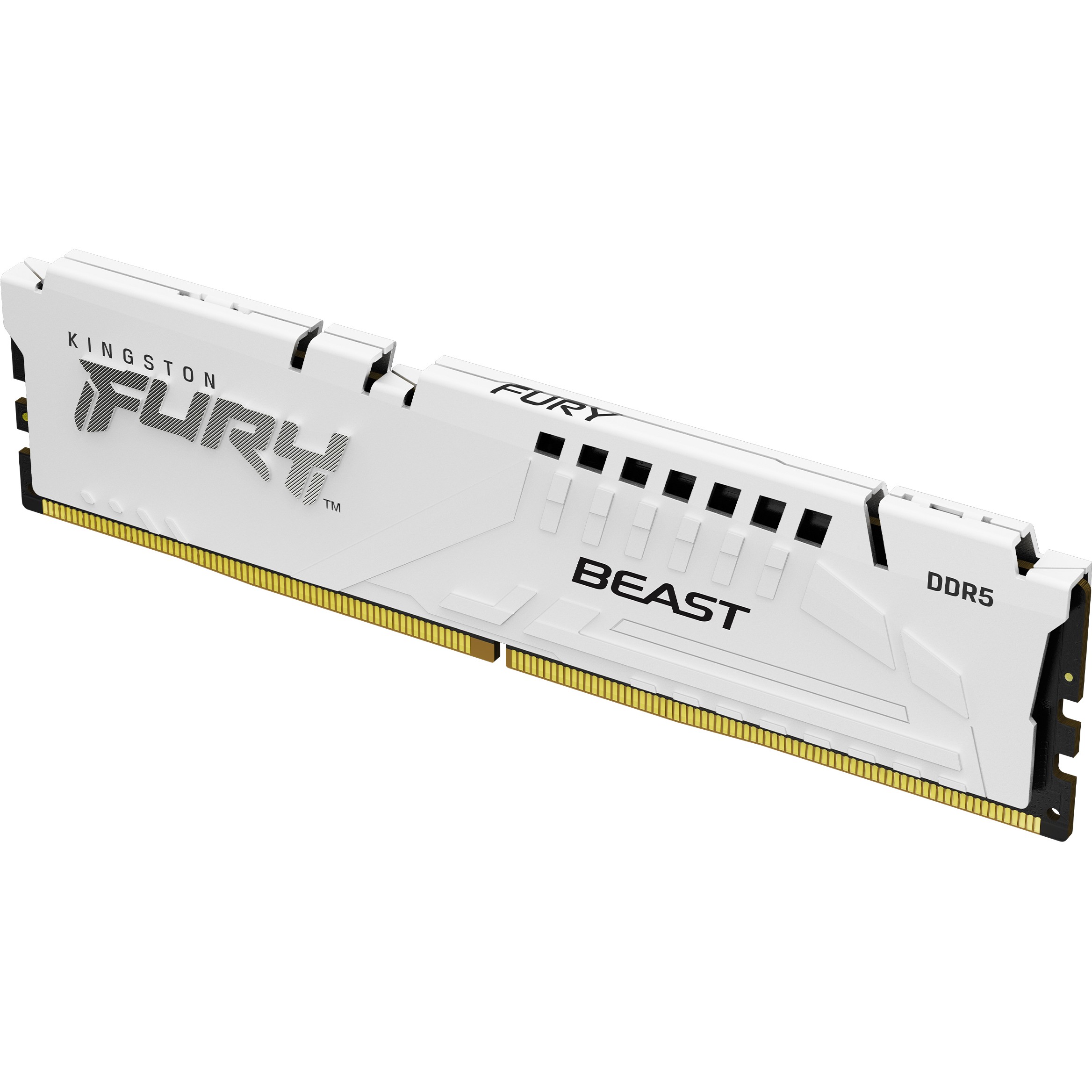KINGSTON FURY Beast 16GB DIMM DDR5 5200MT/s DDR5 CL40 White XMP
