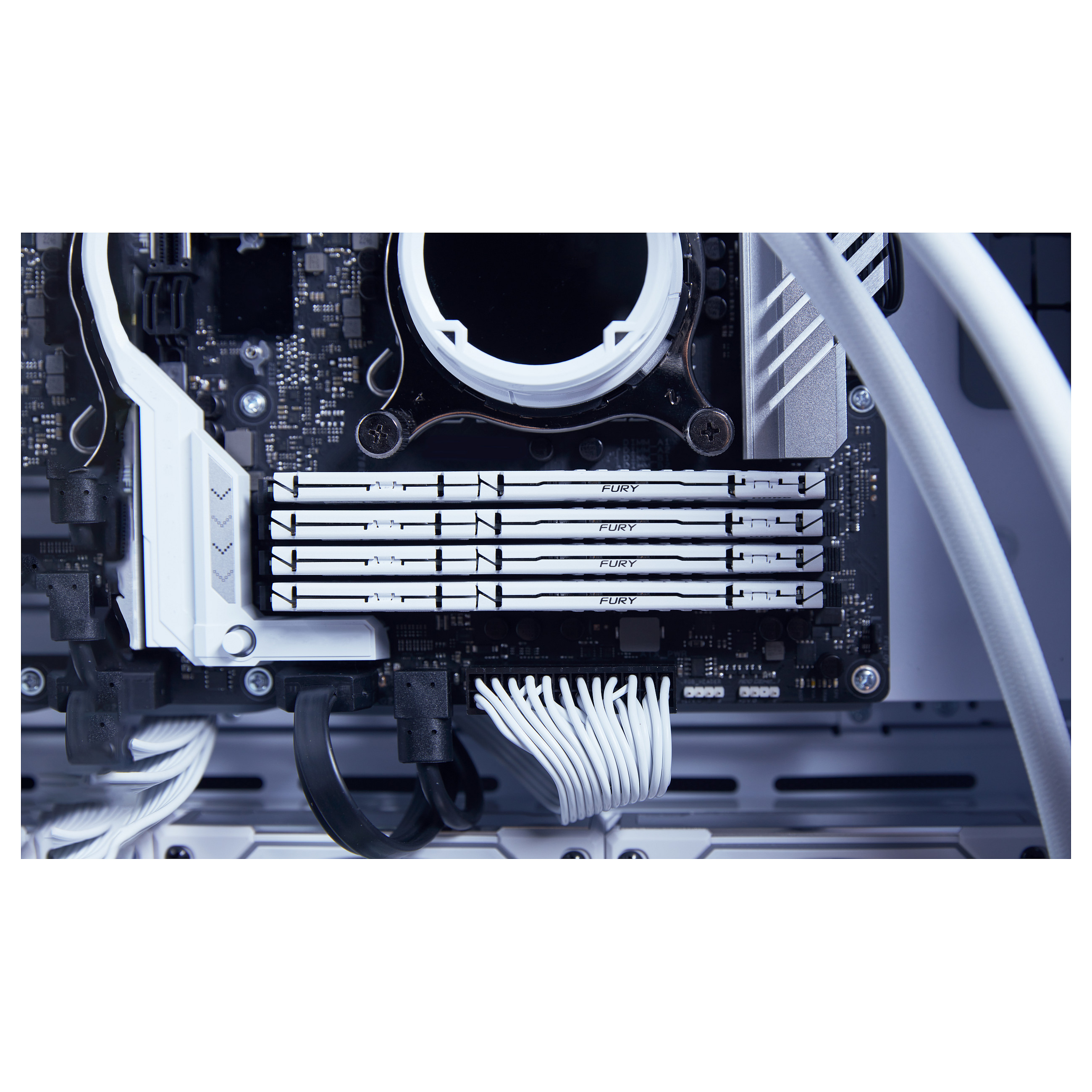 KINGSTON FURY Beast 16GB DIMM DDR5 5200MT/s DDR5 CL40 White XMP