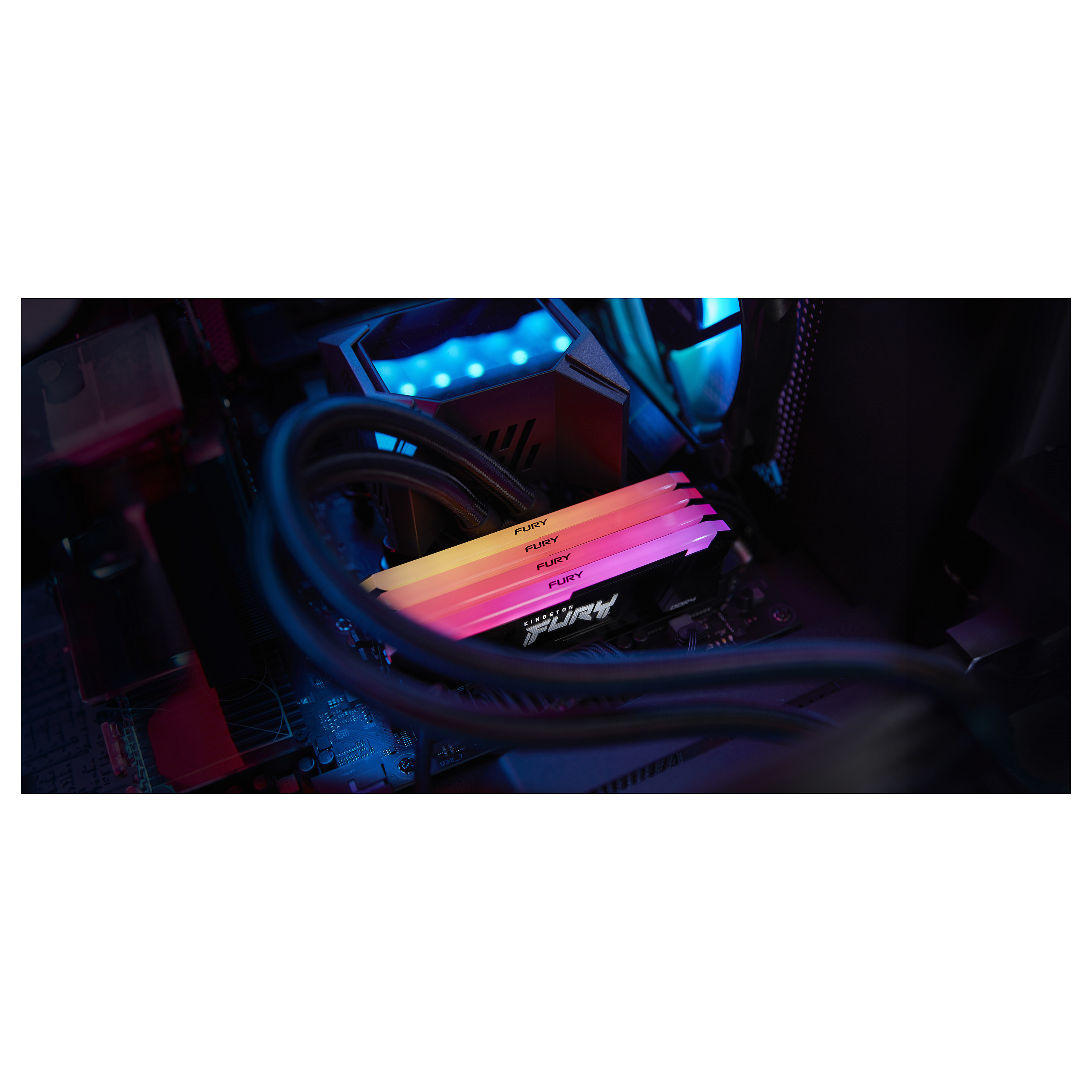 KINGSTON 32GB 3200MT/s DDR4 CL16 DIMM Kit of 2 FURY Beast RGB