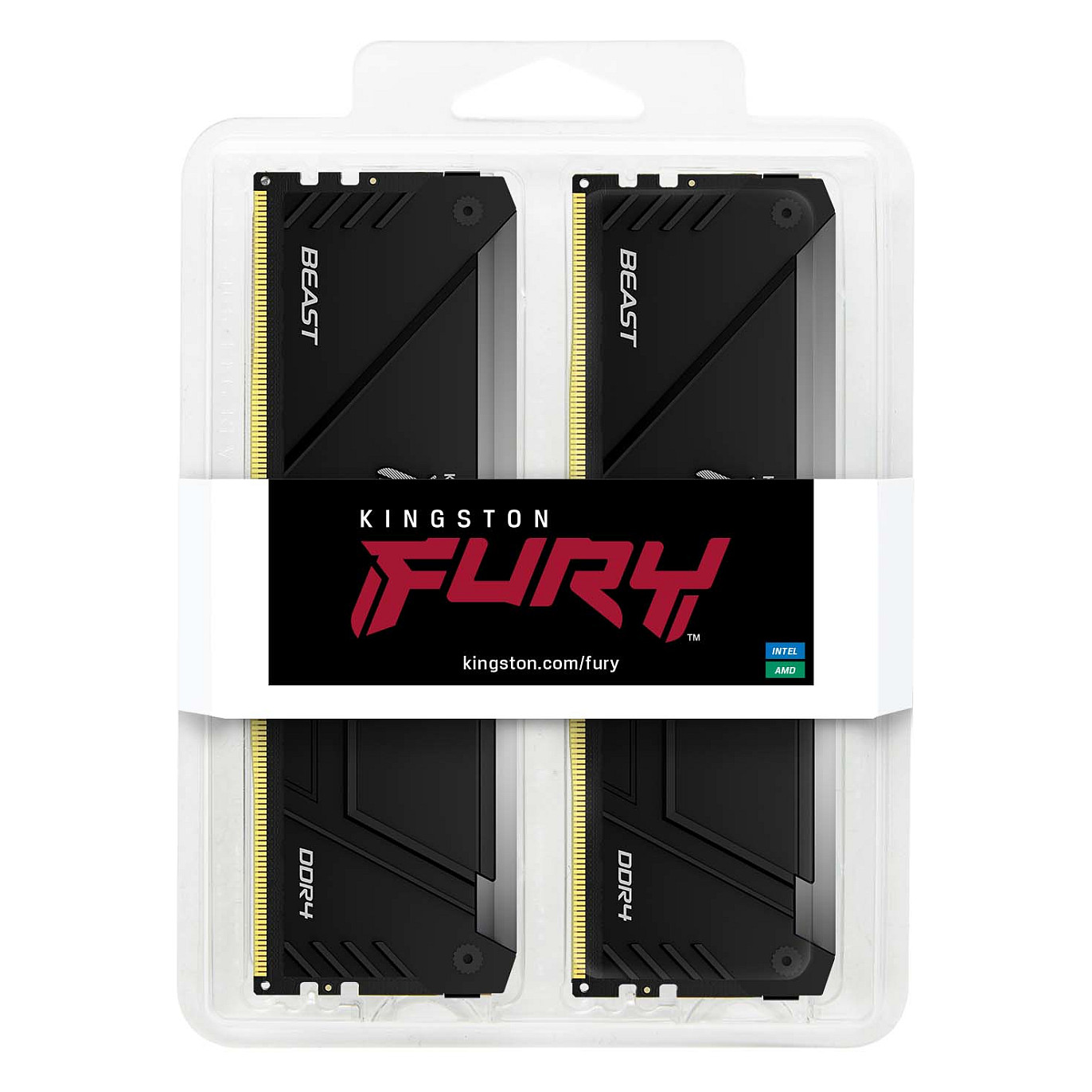 KINGSTON 32GB 3600MT/s DDR4 CL18 DIMM Kit of 2 FURY Beast RGB