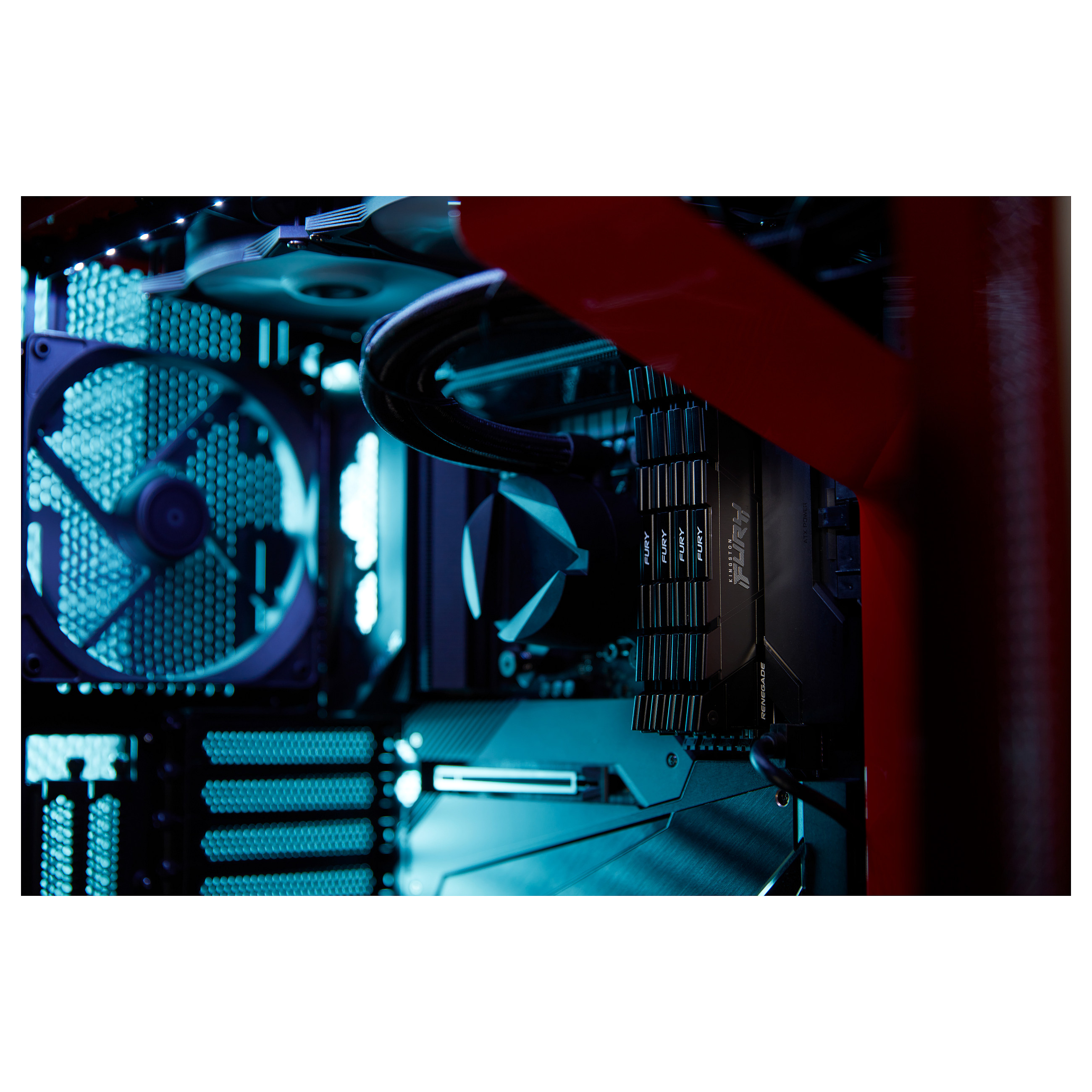 KINGSTON 32GB 3600MT/s DDR4 CL16 DIMM Kit of 2 1Gx8 FURY Renegade Black