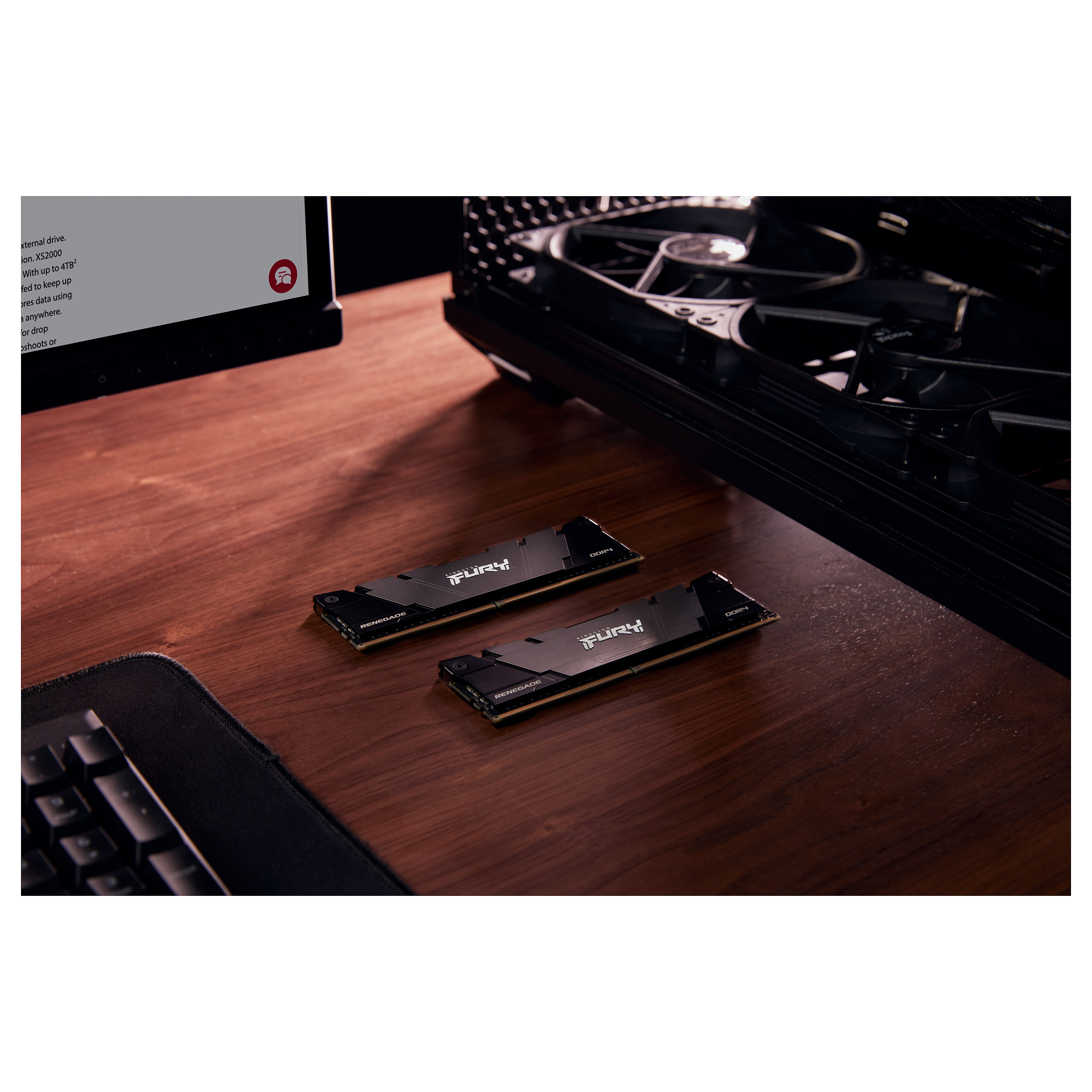 KINGSTON 32GB 3600MT/s DDR4 CL16 DIMM Kit of 2 1Gx8 FURY Renegade Black