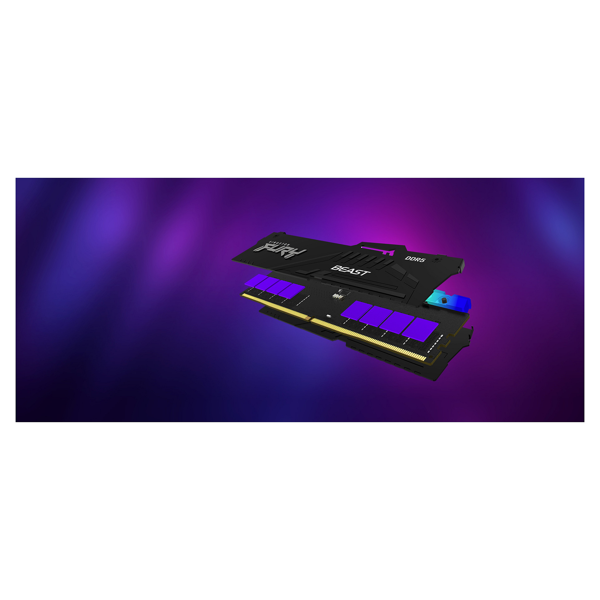 KINGSTON 32GB 6000MT/s DDR5 CL30 DIMM FURY Beast RGB EXPO