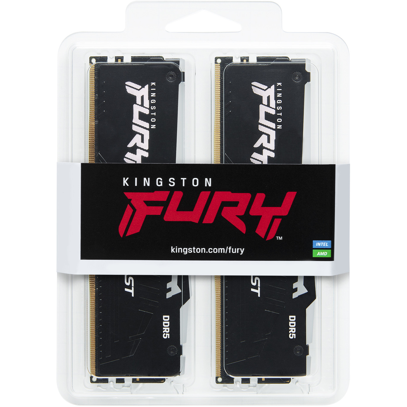 KINGSTON 32GB 6000MT/s DDR5 CL36 DIMM Kit of 2 FURY Beast RGB EXPO
