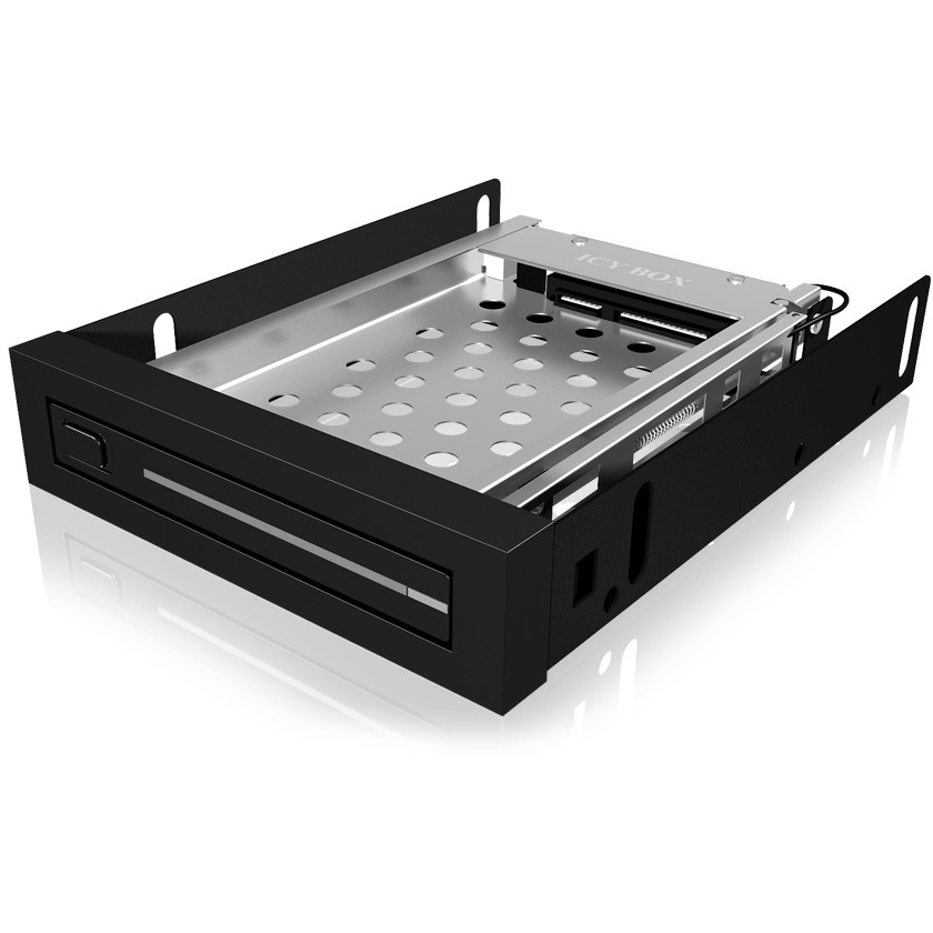 Wechselrahmen. 1xSATA 2.5" zu 1xSATA Host. trägerlos. für 3.5" Schacht ICY BOX