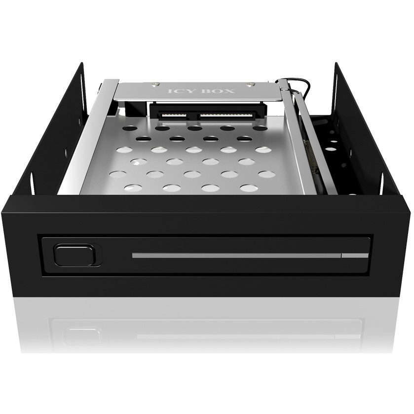 Wechselrahmen. 1xSATA 2.5" zu 1xSATA Host. trägerlos. für 3.5" Schacht ICY BOX