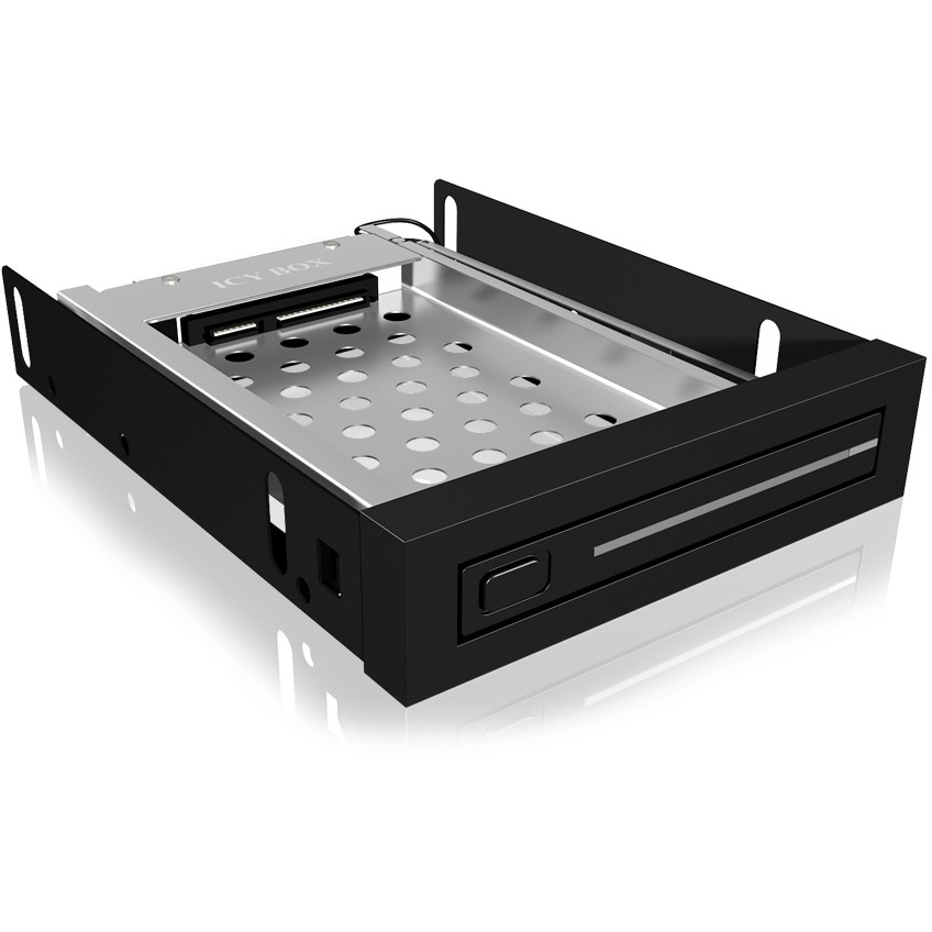 Wechselrahmen. 1xSATA 2.5" zu 1xSATA Host. trägerlos. für 3.5" Schacht ICY BOX