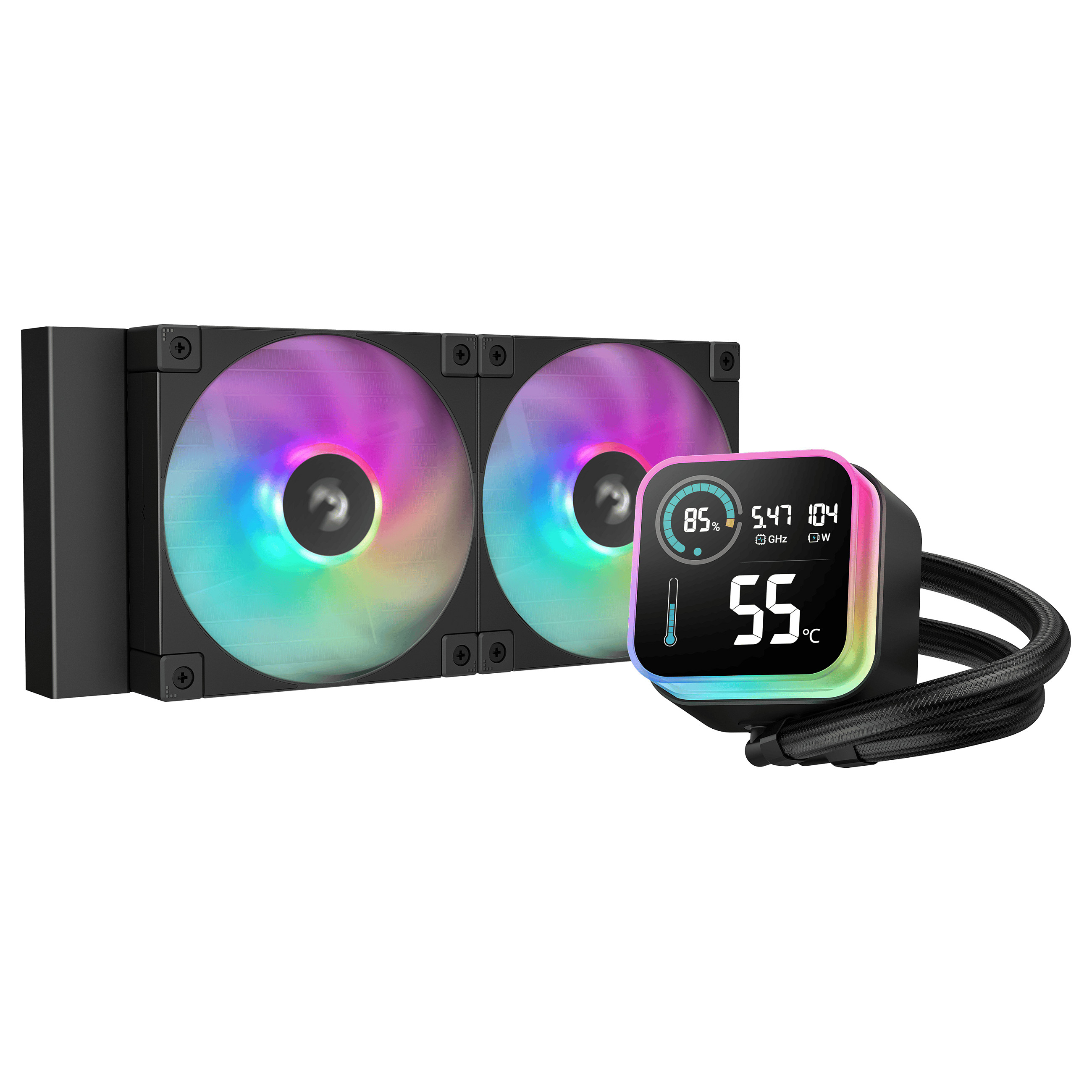 K Cooler Wasserkühlung DeepCool LQ240