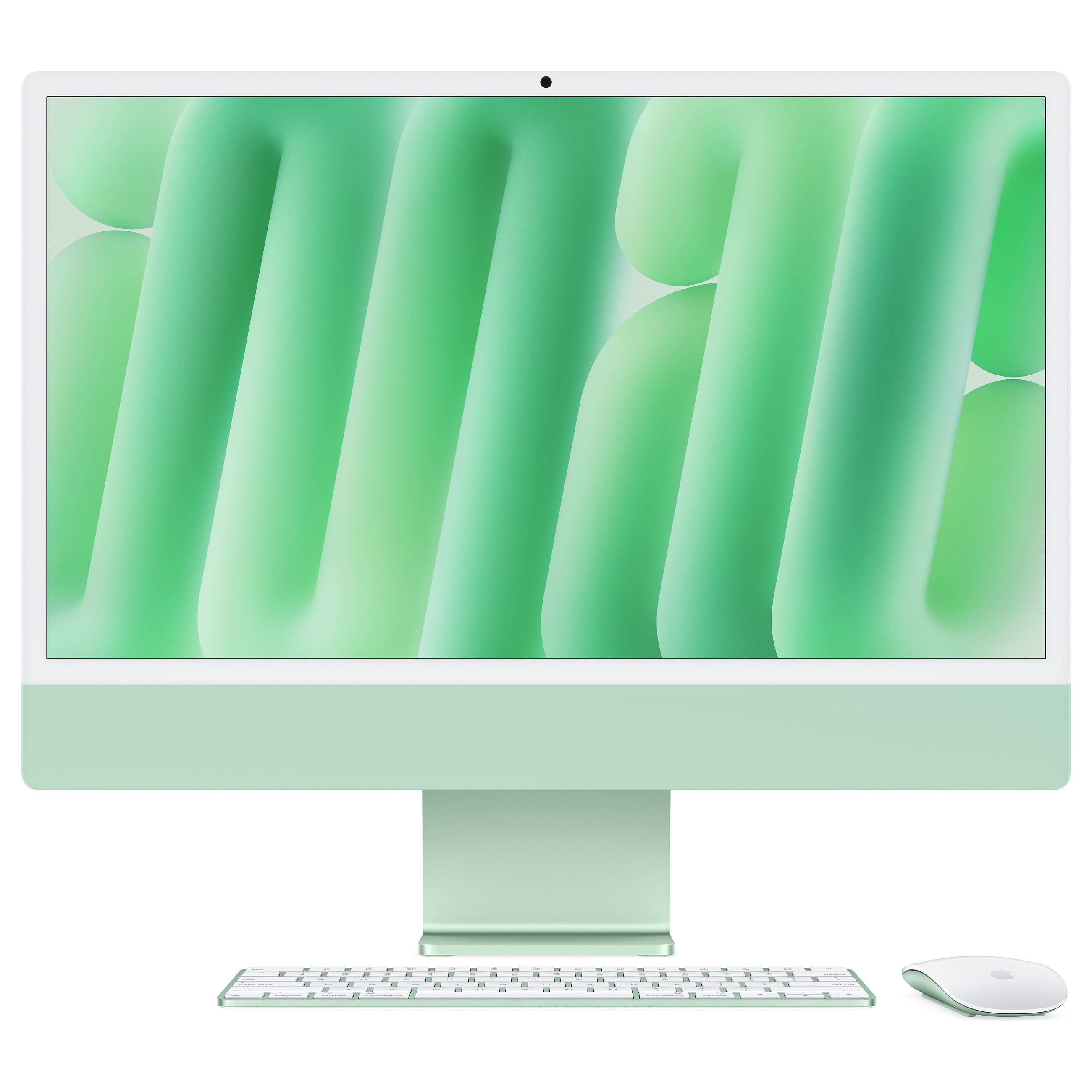 Apple 24-inch iMac with Retina 4.5K display: Apple M4 chip with 8-core CPU and 8-core GPU, 16GB, 256GB SSD - Green