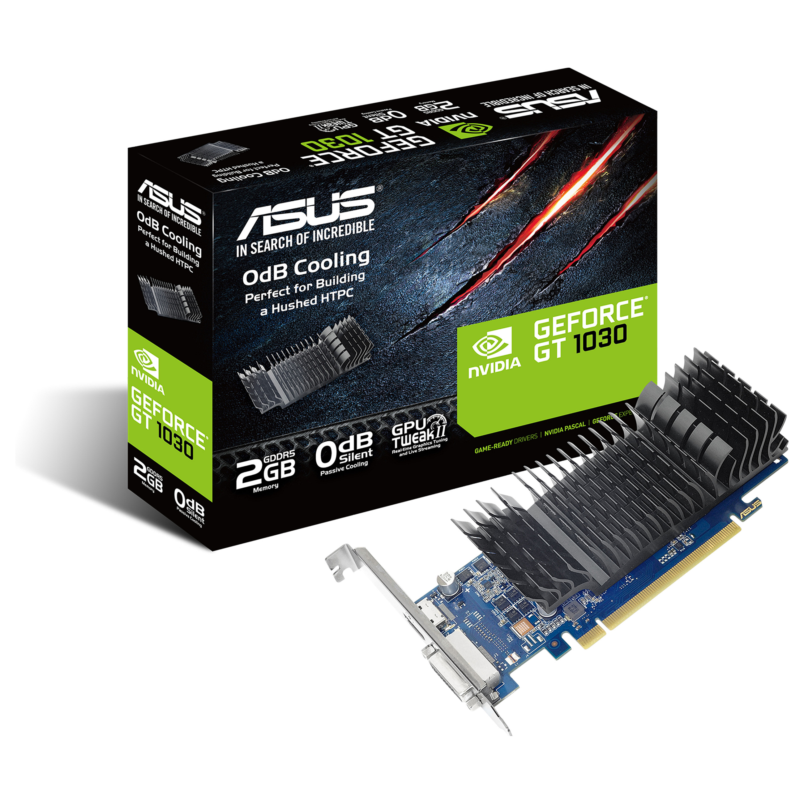 GT1030 2GB ASUS LP passiv GDDR5 GT1030-SL-2G-BRK