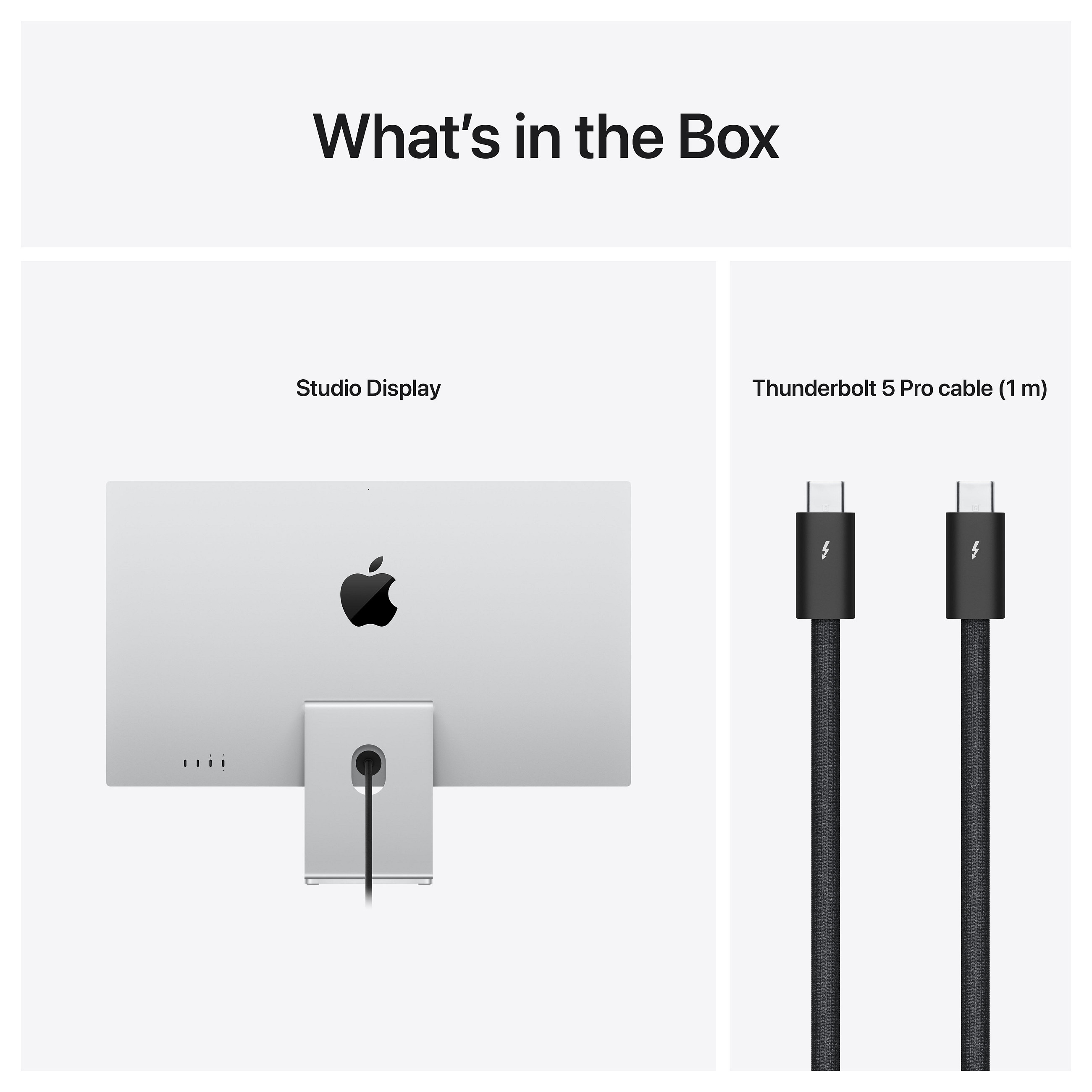Apple Studio Display - Standard glass - Tilt- and height-adjustable stand (2026)