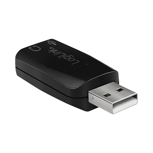 LogiLink USB 2.0 Soundkarte mit Virtual 3D Soundeffekt