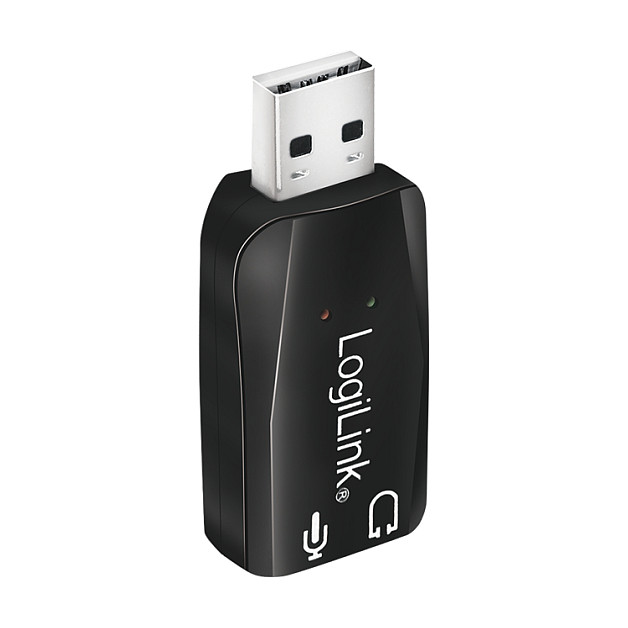LogiLink USB 2.0 Soundkarte mit Virtual 3D Soundeffekt