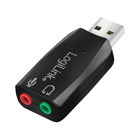 LogiLink USB 2.0 Soundkarte mit Virtual 3D Soundeffekt