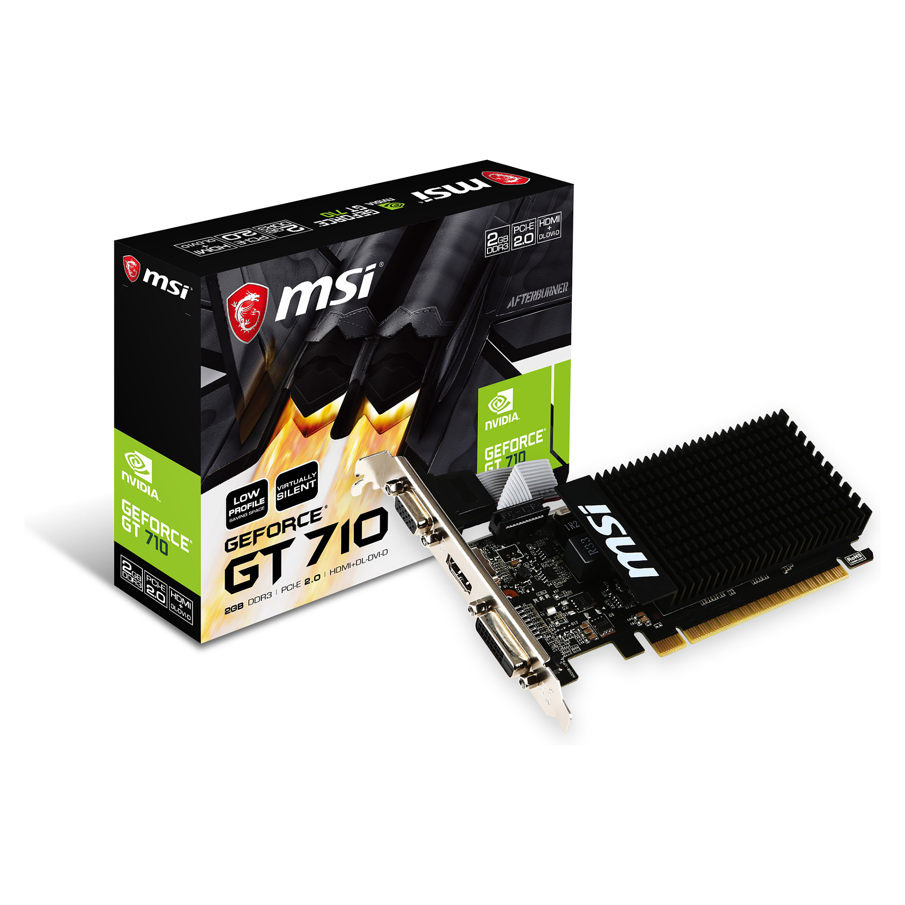 GT710 2GB MSI LP passiv DDR3