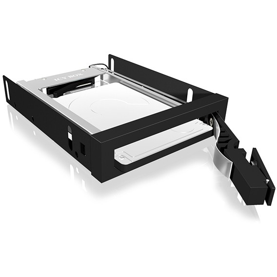 Wechselrahmen. 1xSATA 2.5" zu 1xSATA Host. trägerlos. für 3.5" Schacht ICY BOX