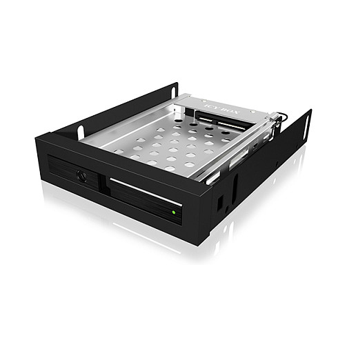 Wechselrahmen. 1xSATA 2.5" zu 1xSATA Host. trägerlos. für 3.5" Schacht ICY BOX