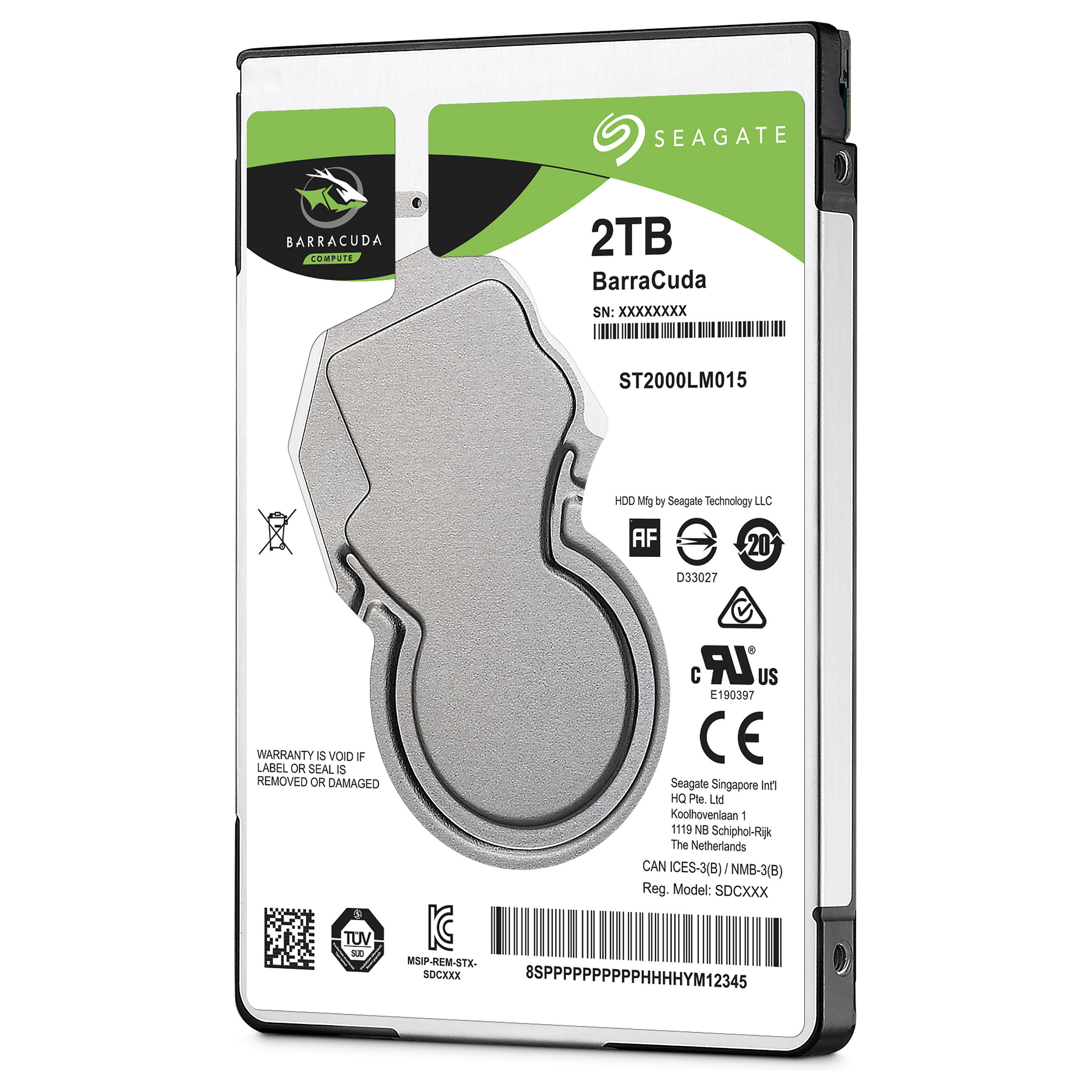 2TB Seagate Barracuda ST2000LM015 5400RPM *Bring-In-Warranty*