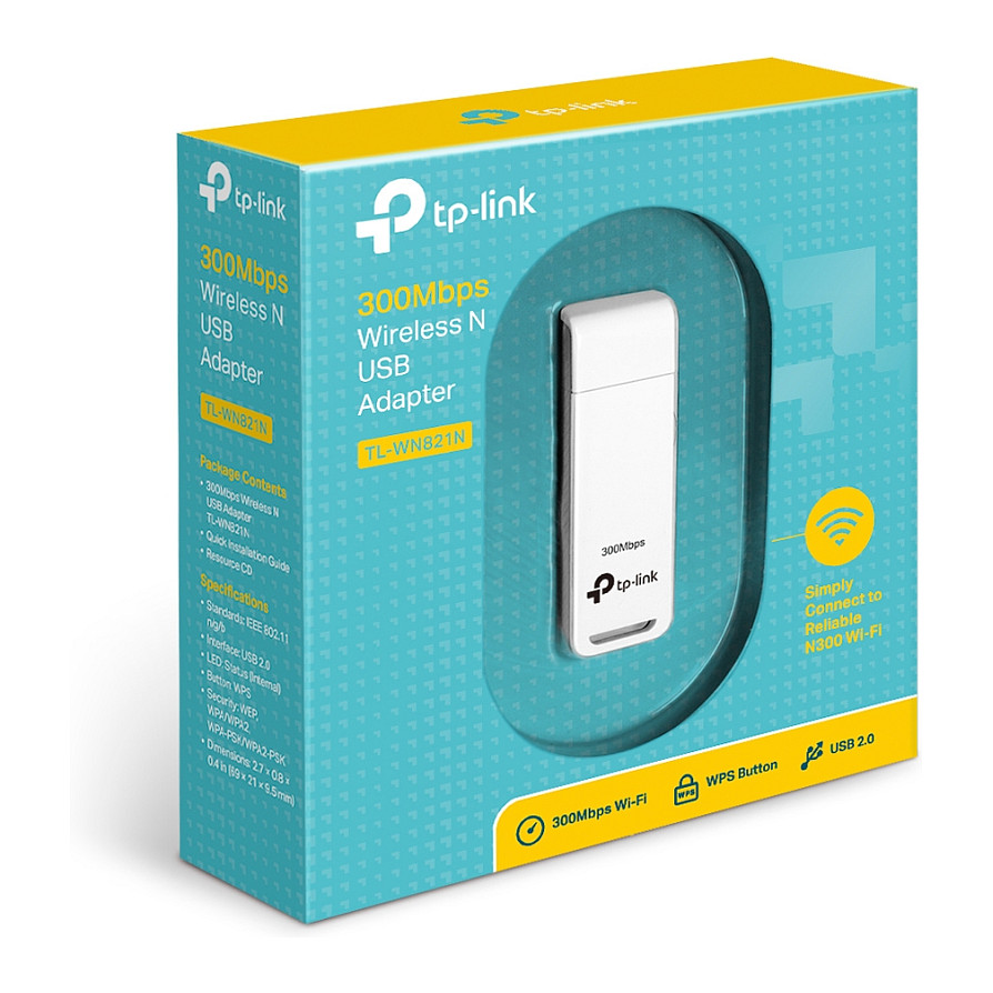 TP-Link WN821N - 300Mbps Wi-Fi USB Adapter