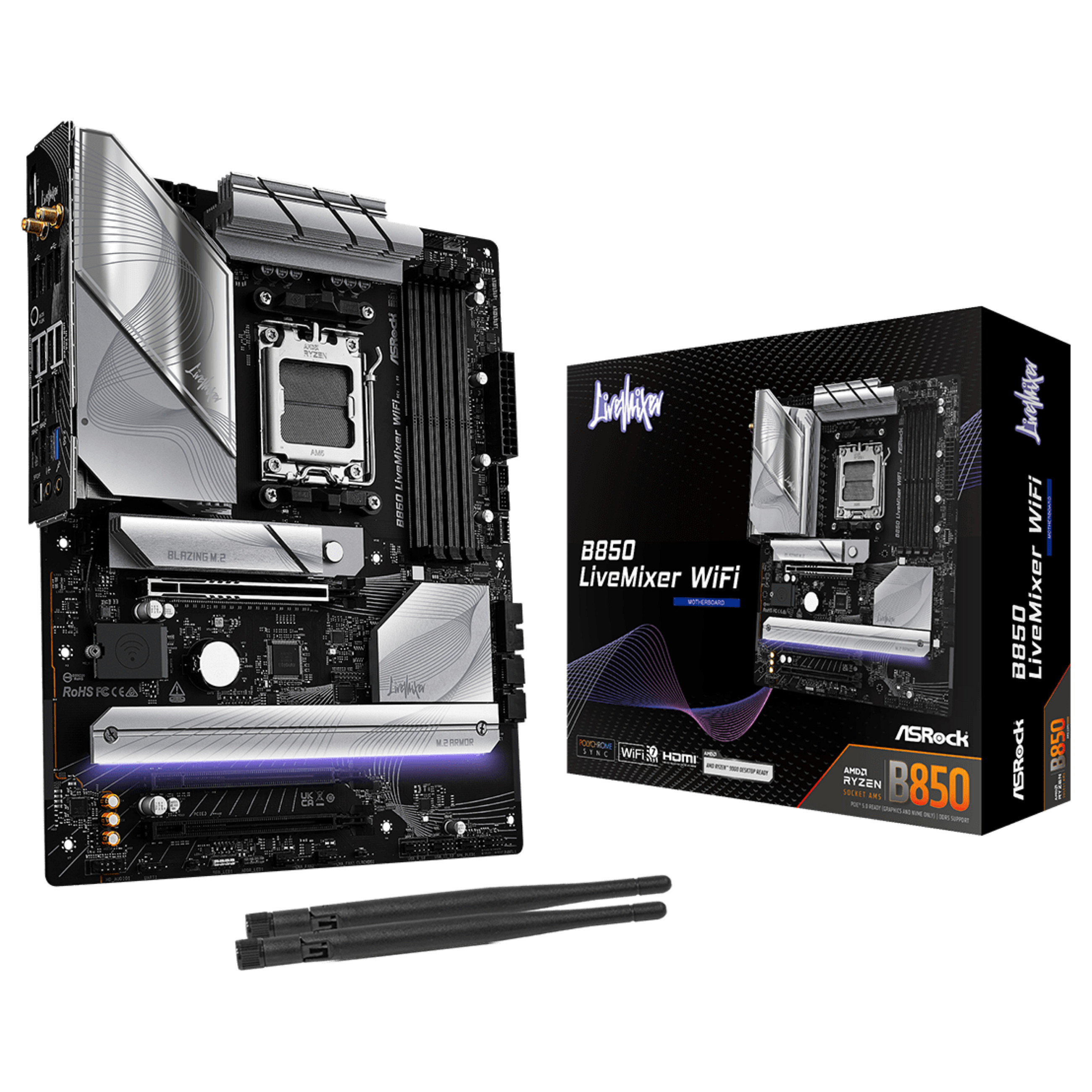 AM5 ASROCK B850 LiveMixer WiFi
