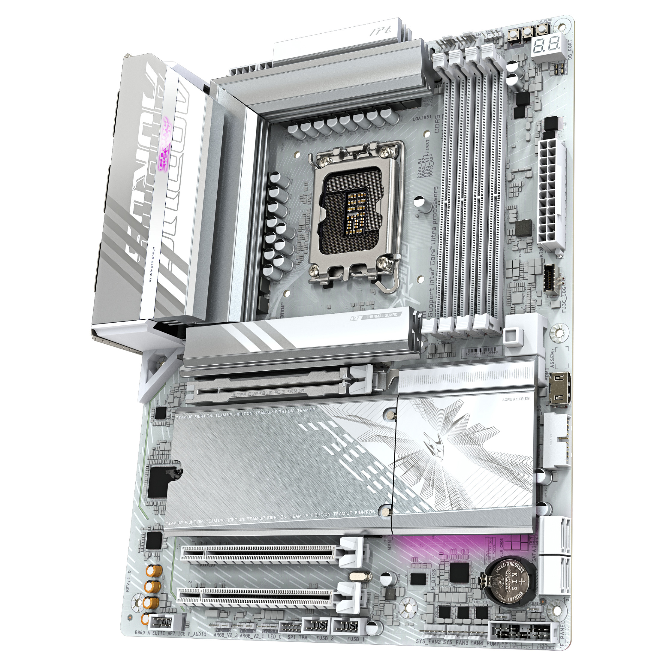 GIGA B860 AORUS ELITE WF7 ICE S1851/DDR5/ATX