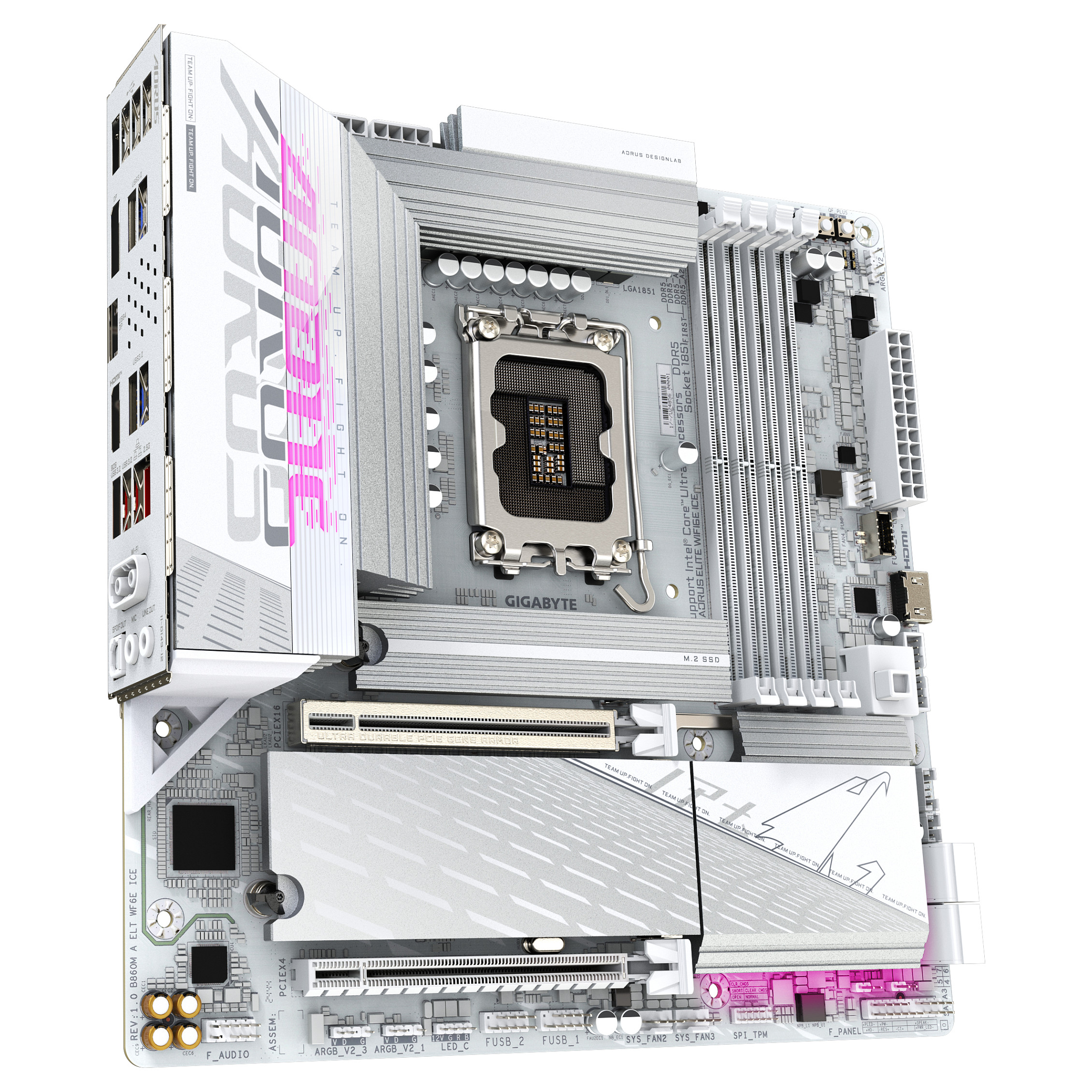 LGA1851 Gigabyte B860M AORUS ELITE WF6E ICE
