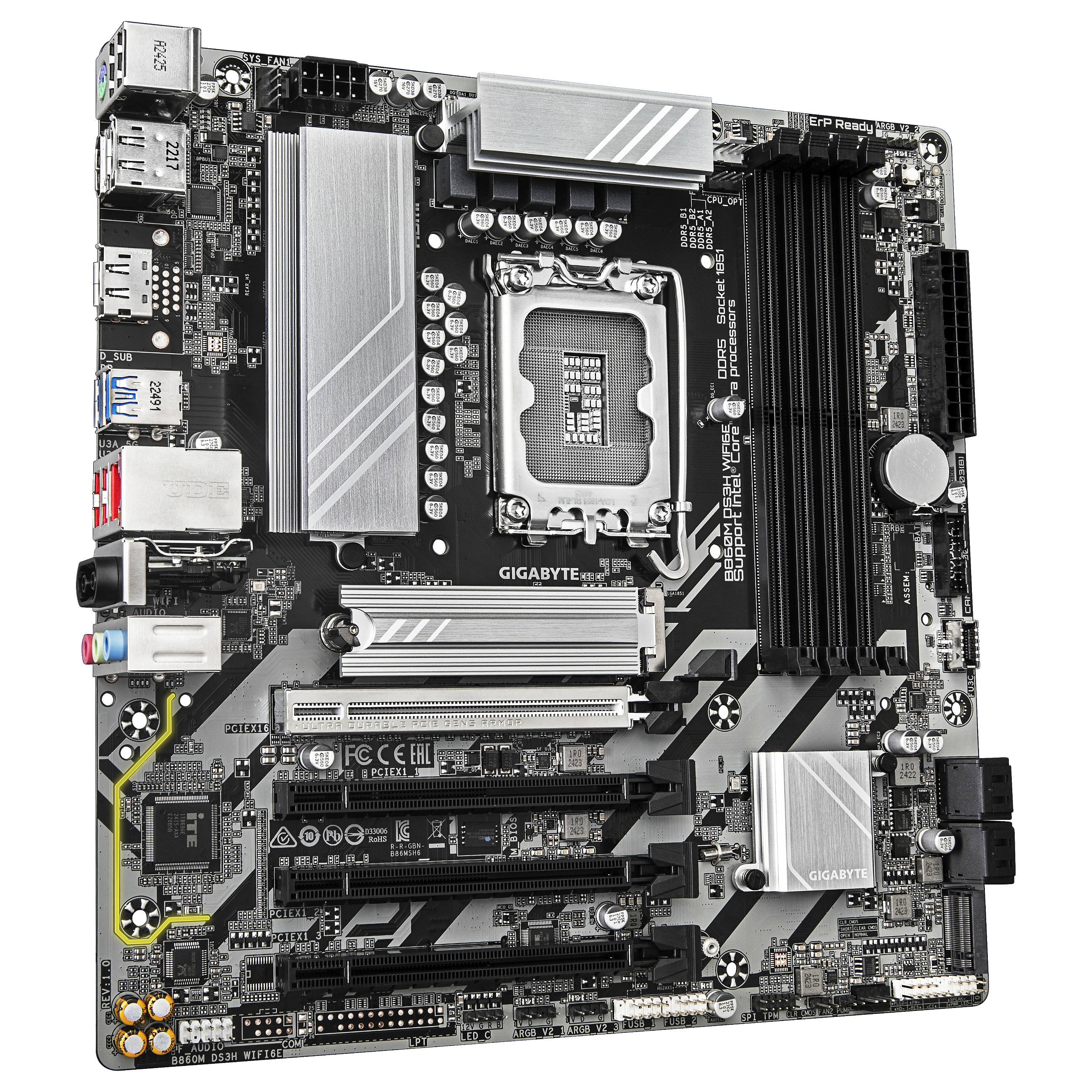 LGA1851 Gigabyte B860M DS3H WIFI6E