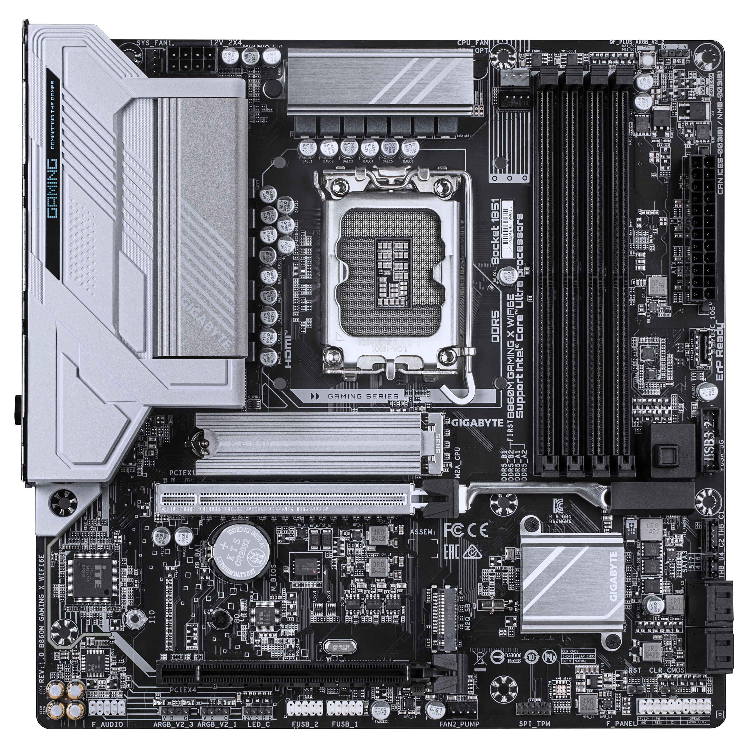 LGA1851 Gigabyte B860M GAMING X WIFI6E