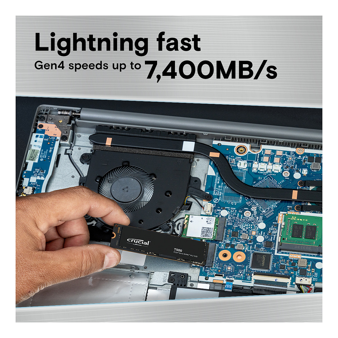 M.2 1TB Crucial T500 NVMe PCIe 4.0 x 4
