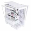4503 WHITE FULL TOWER 40SERIES GPU DOUBLE TEMPERED GLASS GAMING PC CASE SAMA
